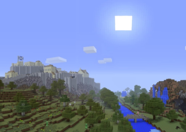 Edinburgh Castle, as recreated in Minecraft. Picture: Contributed